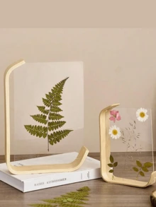 Customized Personalized Photo With Acrylic Wooden Picture Frame, Rustic Wooden Picture Frame And High-Definition Acrylic Display Frame, Double-Sided Frame Desktop Display, Wedding Party Picture Frame Photo Decoration, Meaningful Practical Gift