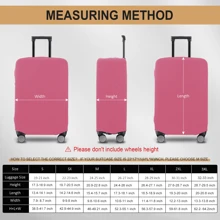 Thick Stretch Fabric Suitcase Cover, Solid Color Simplist Design, Suitable For 19-33 Inch Travel Luggage, Protect Against Scratches, Dust And Bumps At The Airport Graduation Bag For School School Accessories School Stuff