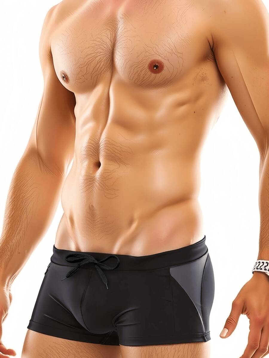 Nuevos pantalones cortos deportivos/de natación, pantalones cortos de playa/vacaciones de alta calidad con estiramiento elástico en cuatro direcciones, estilo hawaiano