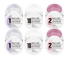 Kit 6 Sculping Gel Real Love 15 ML Linha Light - Cores Sortidas Festa Junina
