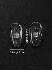 10/20 Piece Set Of Glasses Nose Pads (With Screwdriver And Screws), Soft Silicone Glasses Anti Slip Nose Pads, Screw Replacement And Repair Tools