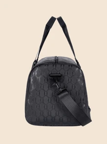Bolsa grande de capacidad de PU unisex, bolsa de viaje, bolso de mano para estudiantes, bolso de mensajero de hombro, bolso de gimnasio de fitness, bolsa de almacenamiento grande de equipaje para exteriores