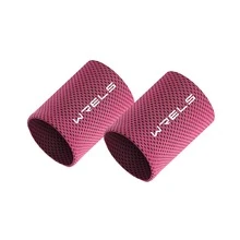 WRELS 1 Pair Summer Breathable Sweat-Absorbing Icy-Cool Wrist Band, Unisex Design For Running, Cycling, Fishing, Fitness, Skin-Friendly Cooling Wrist Wrap Gym Accessories - Multicolor - View 13