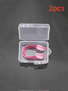 2pcs Silicone Swimming Nose Clip/Ear Plugs, Waterproof And Non-Slip, Suitable For Swimming Training - Multicolor - View 13
