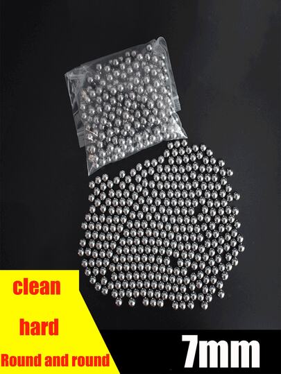 您将收到 50/100/200/7 毫米（0.27 英寸）高碳精密钢球。抛光钢球适用于弹弓、射击练习、狩猎、工业应用、DIY 自行车轴承等。