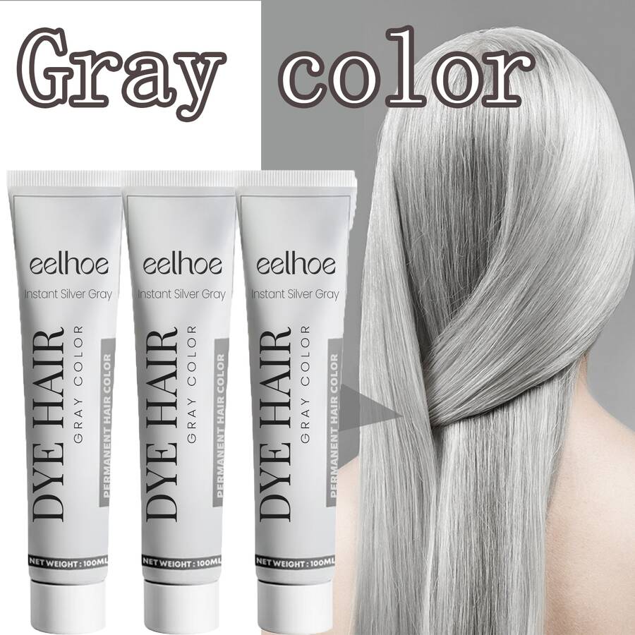 Gray Hair Dye Cream, Simple Diy, Easy Color Hair Care Hair Not