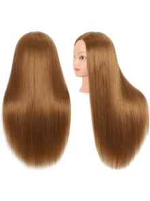Mannequin Head With Hairdresser Cosmetology Mannequin Manikin Training Practice Styling Doll Head - Gold - View 1