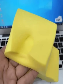 High-Quality Realistic Soft & Squishy Butter Squeeze Toy, Slow Rebound Wet Soft Texture, Adorable Cheese Novelty Stress Relief Toy, Creative Decompression Gadget, Desktop Decor For Birthday, Christmas, Graduation, Back To School, Party Favors - Multicolor - View 4