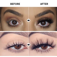 2pcs 4D Silk Fiber Lash Mascara, Lengthening And Thick, Volume, Long Lasting, Smudge-Proof, All Day Full, Long, Thick Eyelashes, Waterproof & Smudge-Proof, All Day Exquisitely Full