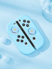 1個防滑軟矽膠握把手柄適用於Nintendo Switch/Switch OLED，含2個搖桿帽，相容於Switch/Switch OLED控制器，搖桿帽，遊戲控制器配件，適合情侶、朋友、家人的禮物 - 彩色 - 查看 20