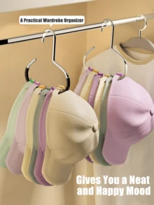 1/2/4pcs Multi-Functional Circular Hook Hanger, Storage Rack, Wardrobe Accessory, Space-Saving, Versatile, Wardrobe Organizer for Hats, Scarves, Ties, Belts, Bras, and More - 彩色 - 查看 8