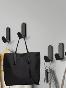 24 个粘钩，壁挂挂钩，无需钻孔，可悬挂包包、毛巾、钥匙、帽子 - 彩色 - 查看 3