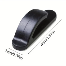 10Pcs Black Self-Adhesive Car Hooks - Perfect For Bags & Purses, Easy Install Interior Organizer,Car Headrest Hooks Mini Car Hooks Universal Headrest Hanger Dashboard Hooks Vehicle Adhesive Hooks For Key USB Cable Earphone Cable Holder Vehicle Decor Black Car Seat Hanger,Self-Adhesive Car Hook Hanger, ABS Vehicle Bag & Purse Holder, Auto Interior Accessory, For Seat Back Organizer Bracket For Truck SUV