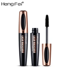 2pcs 4D Silk Fiber Lash Mascara, Lengthening And Thick, Volume, Long Lasting, Smudge-Proof, All Day Full, Long, Thick Eyelashes, Waterproof & Smudge-Proof, All Day Exquisitely Full