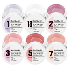 Kit 6 Sculping Gel Real Love 15 ML Linha Light - Cores Sortidas Festa Junina