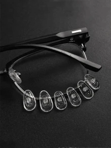 10/20 Piece Set Of Glasses Nose Pads (With Screwdriver And Screws), Soft Silicone Glasses Anti Slip Nose Pads, Screw Replacement And Repair Tools