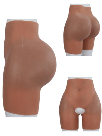 Silicone Butt Enhancement Shaping Shorts, Sexy And Realistic Buttocks Design, Soft Silicone Used For Buttocks Contouring