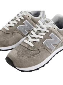 New Balance Unisex 574v2 Sneakers - GreywithNB103WHITE - View 3