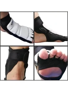 Karate Taekwondo Fußschutz KTA offizieller Wettkampf Fußschutz Kickboxen Fußausrüstung Taekwondo Fuß