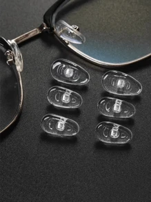 10/20 Piece Set Of Glasses Nose Pads (With Screwdriver And Screws), Soft Silicone Glasses Anti Slip Nose Pads, Screw Replacement And Repair Tools
