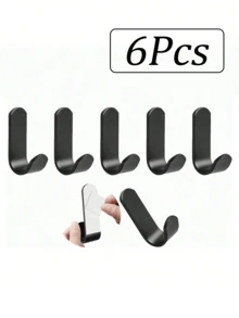 24 个粘钩，壁挂挂钩，无需钻孔，可悬挂包包、毛巾、钥匙、帽子 - 彩色 - 查看 12