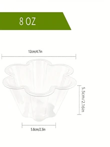 10/30/50pcs Clear Plastic Ice Cream Cups - Disposable, Rust-Proof Bowls For Sundaes, Yogurt Parfaits, Appetizers, Fruit & - Perfect For Parties & Dessert Serving, Ice Cream Bowls