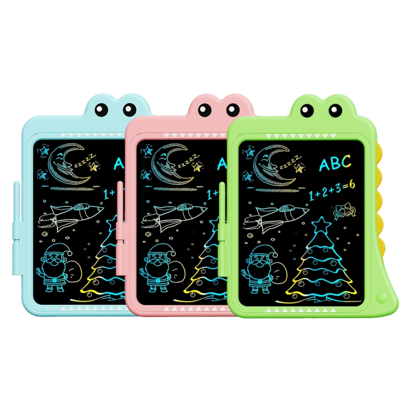 1 pièce Tableau à dessin coloré de 10 pouces, bloc-notes électronique réutilisable et effaçable, jouet éducatif pour garçons et filles de 3 à 6 ans