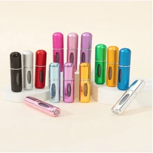 1 Piece Leak Proof Olive Oil Spray Bottle, Plastic High Pressure Spray Bottle For Condiments, Atomized Spray Can For Watering Plants And Spraying Fine Mist Cosmetics, Suitable For Kitchen, BBQ, Air Fryer And Camping, Sub-Container For Watering+Perfume Bottle(Random Color)