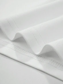 男士 Boston 23 印花无袖运动背心 - 无袖健身背心，印花无袖背心，男士背心，运动服，健身服，运动服装 - 白色 - 查看 5