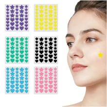 504 张彩色星星脸部贴纸，适合日常装饰、活动和派对 - 彩色 - 查看 8