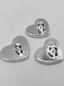 2 szt. metalowych akcesoriów do etui na telefon DIY z klejącą podstawą, wisiorkiem w kształcie serca i haczykiem do zawieszania