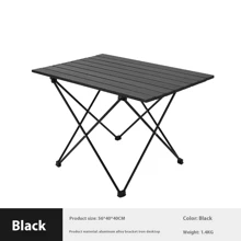Une table de camping pliante, table de plage portable, petite table de pique-nique à dos en aluminium pour la cuisine en plein air, le barbecue, la randonnée, l'aviron et les voyages, disponible en différentes tailles