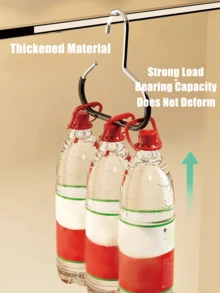 1/2/4pcs Multi-Functional Circular Hook Hanger, Storage Rack, Wardrobe Accessory, Space-Saving, Versatile, Wardrobe Organizer for Hats, Scarves, Ties, Belts, Bras, and More - 彩色 - 查看 12