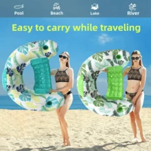 Water Swim Rings, U-Shaped Swim Rings, Printed Fruit Series Inflatable Underarm Swim Rings, Adult Inflatable Floating Swim Sticks Pool Float - Multicolor - View 6