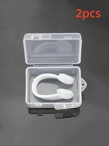 2pcs Silicone Swimming Nose Clip/Ear Plugs, Waterproof And Non-Slip, Suitable For Swimming Training - Multicolor - View 14