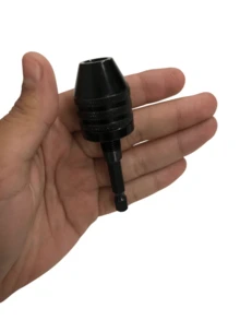 Mini Mandril 8MM Adaptador Para Parafusadeira - Preto - Visão 4