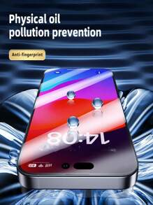 2pcs Dust-Free Installation Tempered Glass Screen Protector Compatible With 16 15 14 Plus 13 12 11 Pro Max Protector Oleophobic Coating One Click Easy Past
