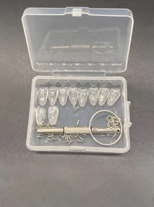 10/20 Piece Set Of Glasses Nose Pads (With Screwdriver And Screws), Soft Silicone Glasses Anti Slip Nose Pads, Screw Replacement And Repair Tools