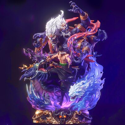 1个阿修罗索隆动漫手办模型雕像，桌面摆件收藏品，万圣节、圣诞节、情人节小礼物