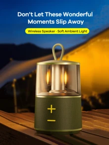 REMAX Outdoor Lantern Portable Bluetooth Speaker: IPX5 Waterproof Wireless Speaker With LED Light For Camping Patio Yard Party Hiking Gift For Men Women Father - Multicolor - View 3