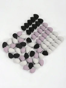 20pcsRandom Color Shape Makeup Sponge Set, Facial Beauty Sponge For Liquids, Creams And Powders, Multi-Color Makeup Sponges, Latex-Free Dry And Wet Dual-Purpose Foundation Cream, Suitable For All Skin Types, Christmas Gifts, Simple And Beautiful, Easy To Carry