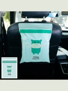 15个一次性垃圾袋，尿布更换垃圾袋，方便携带，适用于婴儿车、客厅、浴室、婴儿房清洁 - 彩色 - 查看 5