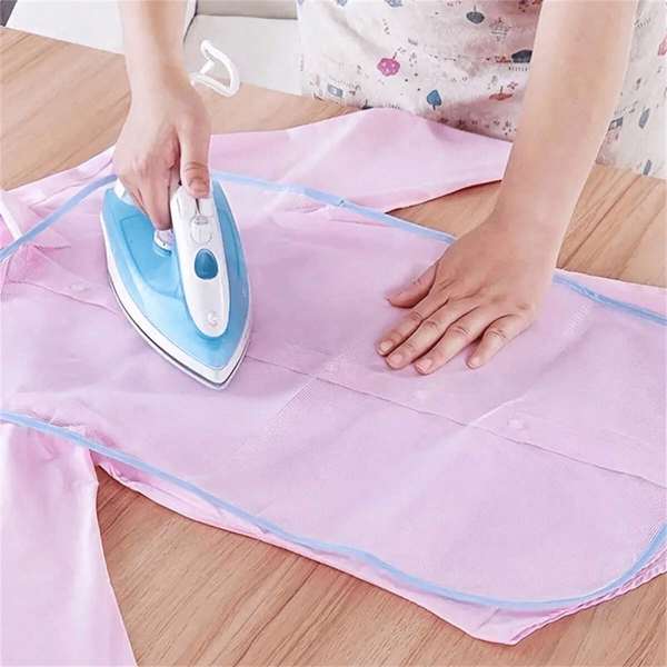 Heat Resistant Ironing Cloth - Safe Ironing Mesh Pad For Garment Care - Prevents Shine And Scorching On Delicate Fabrics - Essential Ironing Tool For Home Use - Durable & Reusable Ironing Protector ﻿