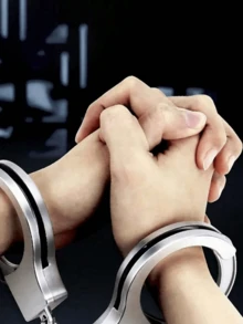 Popular Silver Plated Plastic Handcuffs, Police Toy Handcuffs For Catching Thieves, Interactive Props For Restraining Parties And Gatherings - Multicolor - View 2