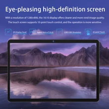 BMAX MaxPad I9 Plus (2025 NEW) Android 15 , 10.1" 1280*800 IPS Tablet, RK3562 Quad-Core 2.0GHz, 12GB RAM (4GB+8GB Expand), 64GB ROM, 802.11AX Wireless Connection, 2MP+5MP Dual Camera, 6000mAh Battery , Type-C, G-Sensor (No Adapter)