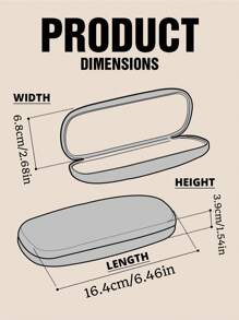 1pc Custom Cute Name PU Leather Glasses Case, Personalized Sunglasses Case, Customized Glasses Case Hard Shell, Customizable Eyeglasses Case, Crush Resistant Fashionable Eyeglasses Storage Case With Wear-Resistant Soft Lining,School Supplies,Back To School,School Gift,For Office,For School,For Classroom,For Teacher Gifts,For University,For Colleague,For Dorm Rooms,For Teacher,For Boys And Girls,For Teenagers,Junior High School Students,Middle School Students,High School Senior High School Students,College Students,University Students,Freshman,Sophomore,Underclassmen,Practical Gift