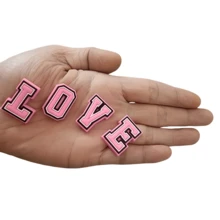 GCYCHENG 15/30/45pcs Random Letter Assorted Series DIY Shoe Charms, Suitable For Bracelets, Bags And Accessories - Made Of PVC Material, Ideal Gift For Birthday, Christmas, Valentine's Day - Multicolor - View 4