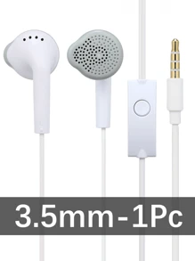 Auriculares con cable tipo C, conector de 3.5mm, auriculares intraurales USB C para llamadas y música, audífonos estéreo de bajo para dispositivos electrónicos