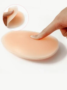 1对/2对硅胶臀垫私密贴私处垫滑雪缓冲加厚硅胶垫适用于多种场合可重复使用