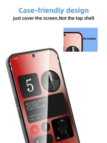 4pcs Tempered Glass Screen Protector, For Xperia, For Pixel, For Nothing Phone, High Definition Display, Anti-Shatter, Anti-Fingerprint, Smooth, Easy Installation